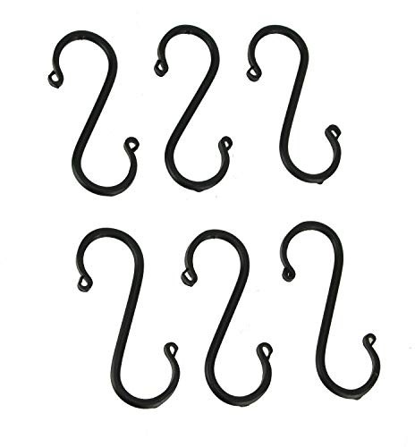 Wrought iron hooks - 6, hand