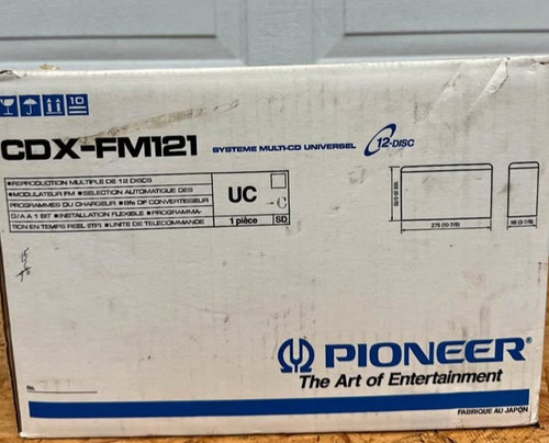 New pioneer cdx fm121 - new, cdx-fm121