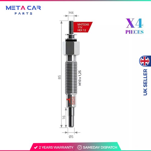 Glow plugs for nissan - 4x,