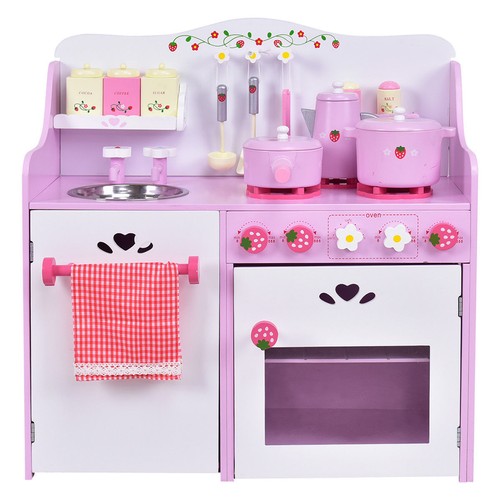 Kids wooden play - wooden, set