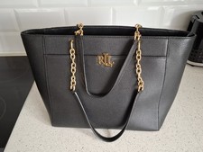 Ralph Lauren Large Leather Tote Bag