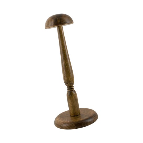 Wooden hat pedestal - hat,