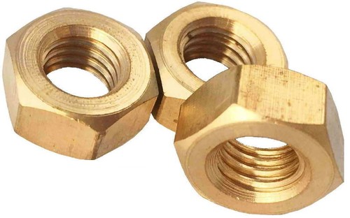 Solid brass full - solid, nuts