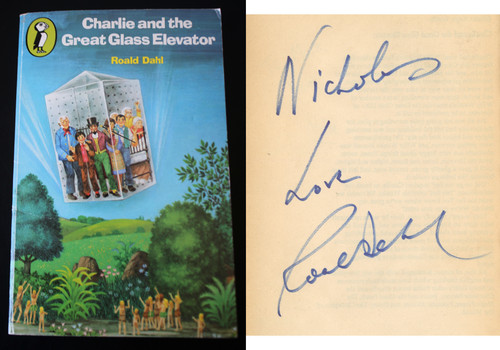 Roald dahl signed charlie - roald, ~
