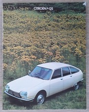 Citroen GS Range Brochure 1978