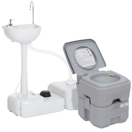 Outsunny portable toilet and - portable,