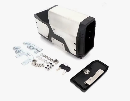 Motorcycle left side - tool, box