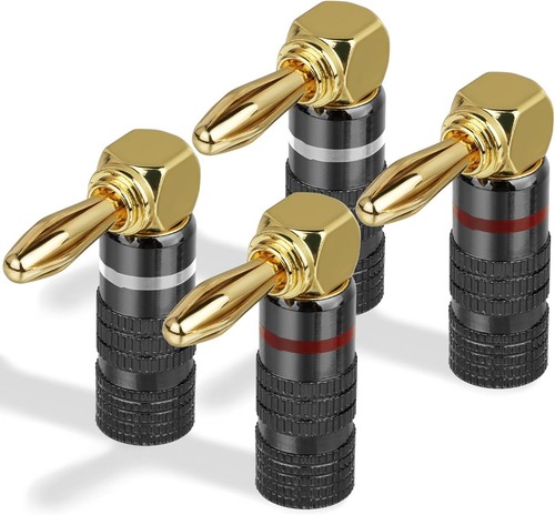 Pcs degree banana plugs - 4,