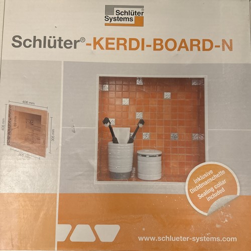 Waterproof shower niche - shower,