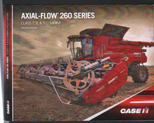 CASE IH Axial-Flow 260 Series "CLASS 7, 8, & 9 Combine" Brochure Leaflet