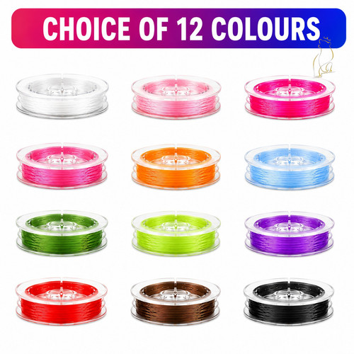 8mm elastic beading cord 10m - beading,