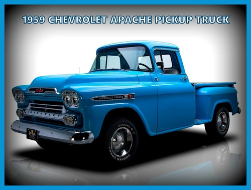 1959 chevrolet apache - apache, pickup