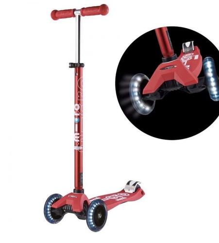 Maxi deluxe led wheels red - maxi,