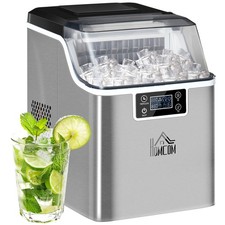 HOMCOM Ice Maker Machine Counter Top Ice Cube Maker for Home 20kg in 24 Hrs
