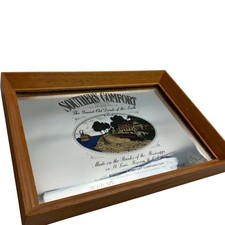 Southern Comfort Mirror Framed Wall Decor Vintage Style Wooden Frame
