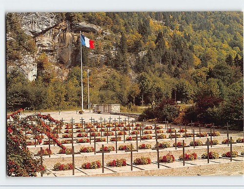 Postcard cimetière militaire - postcard,