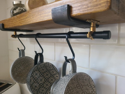 Rustic farmhouse shelf