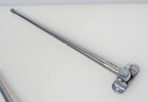 Vintage chromed clothes rail - clothes,