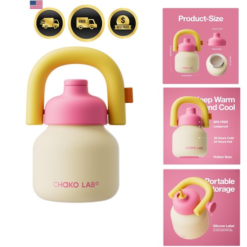 Insulated water bottle with - insulated,