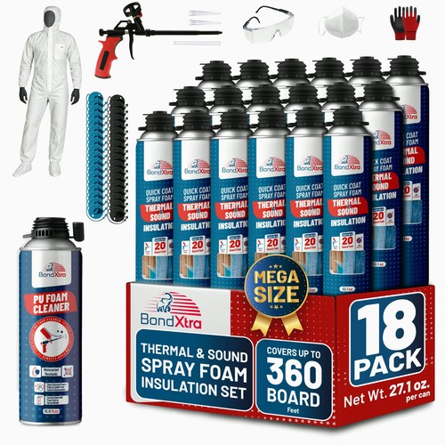 Spray foam insulation kit 18 - insulation, (18