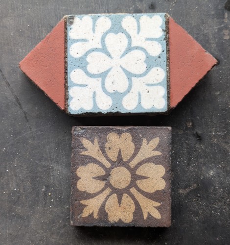 Victorian encaustic centre - victorian,
