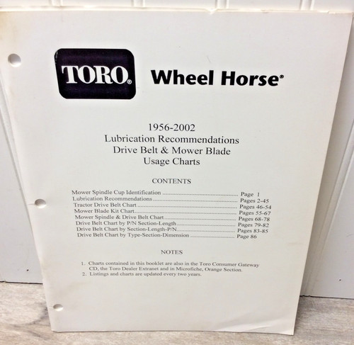 Toro wheel horse 1956 - toro, 1956-02