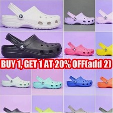 Size Kids Adults Classic Sandal Clogs Lightweight Beach Slip Shoes Slipper UK @