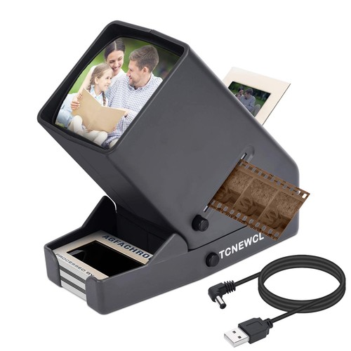 35mm slide and film - film, viewer,