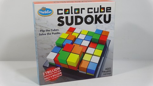 Color cube sudoku flip the - cube,