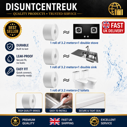 Bath caulk tape self - 3.2m,