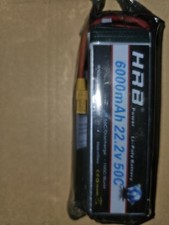 HRB 6s Lipo Battery 22.2V 6000mAh 50c for RC Helicopters, Airplanes, Car, Truck