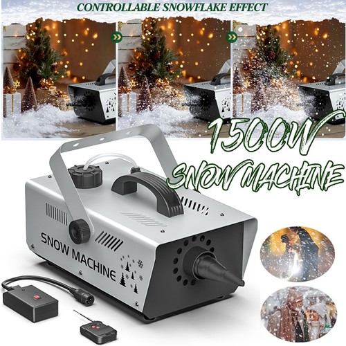 1500w snow machine - snow, w/wireless