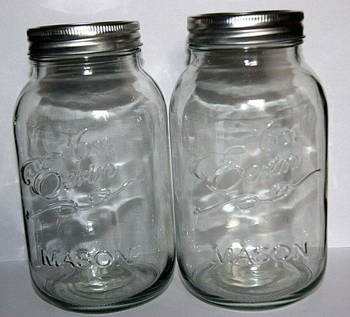 Litre glass mason - litre,