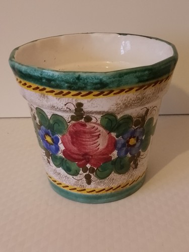 Vintage hand painted italian - painted,