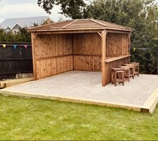 3m X 3m Gazebo Wooden Strong
