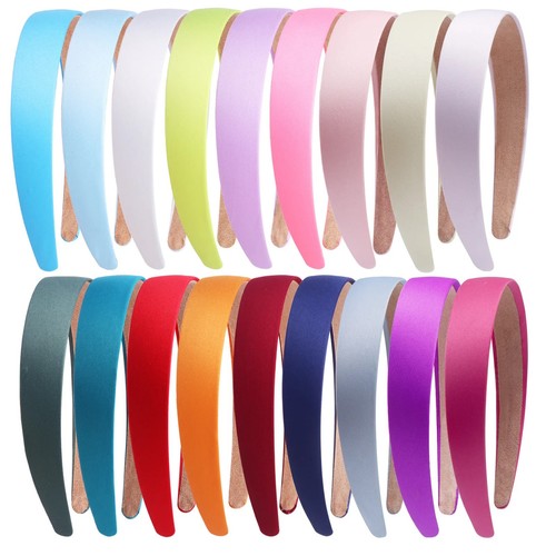 Headband satin solid colours - headband,