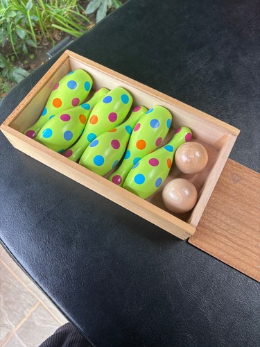 Vintage elc wooden - elc, skittles