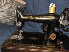 Singer Antique 99k Electric Sewing Machine In Case With Accessories C.1948 