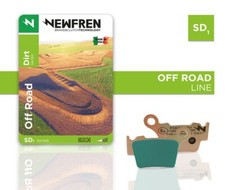 Newfren SD1 Sintered Rear Brake Pads to fit Kawasaki KLX 650 R 1996-1997