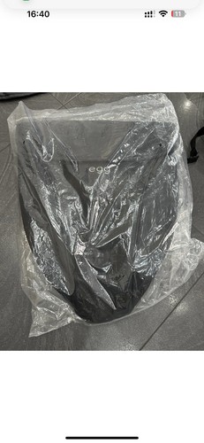 Egg footmuff black - black, new