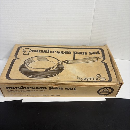 Vintage mushroom pan set with - vintage,