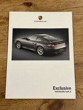 Porsche Exclusive Individuality Built in Brochure Booklet