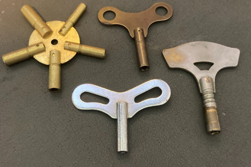 Vintage mantle clock keys - vintage,
