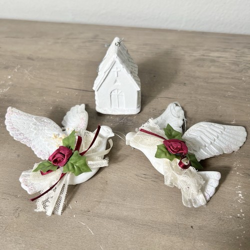 Vintage white doves church - doves, &