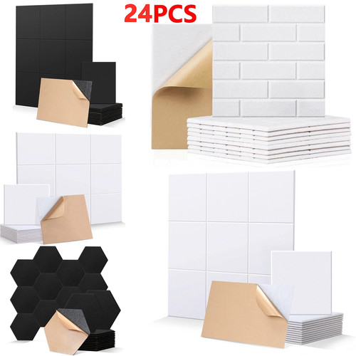 24x acoustic wall panel tiles - wall,