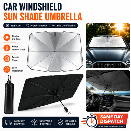 Car windshield sun shade - car,