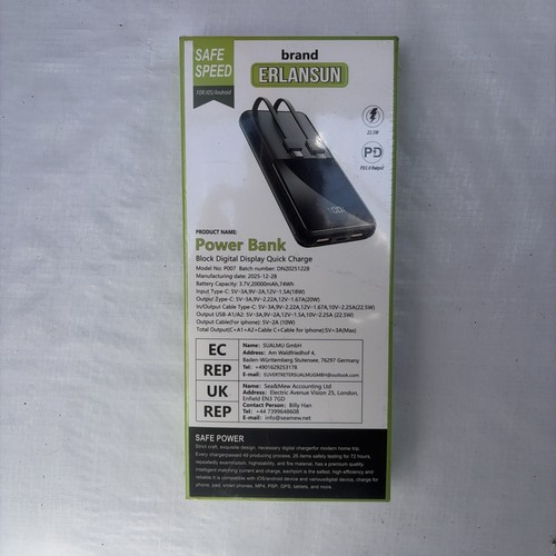 20000mah power bank fast - 22.5w,
