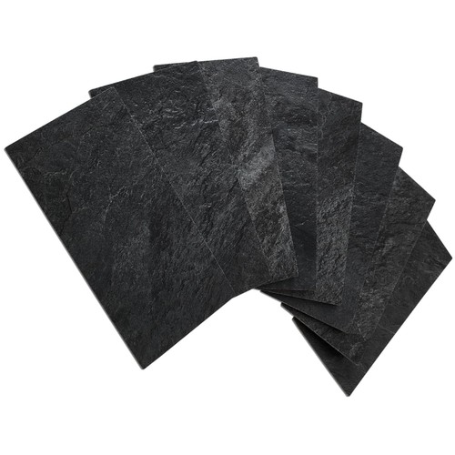 Black slate peel - black, stick