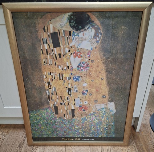 Gustav klimt the kiss - -,