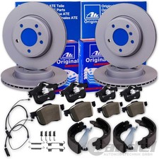 ATE Brake Discs + Pads + Handbrake Front + Rear Fits BMW X5 X6